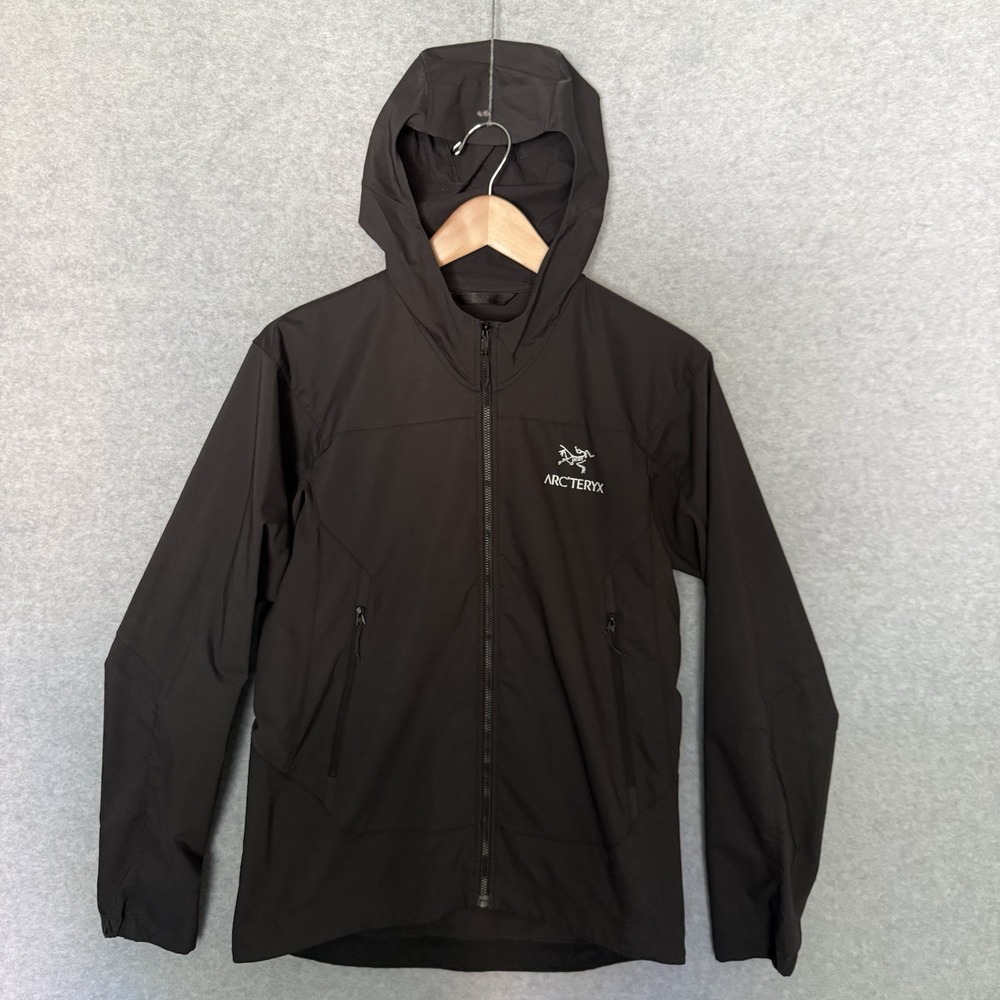 Arc'Teryx Black Tenquille Hoody Full Zip-Up Jacket Men's Size Small Softshell
